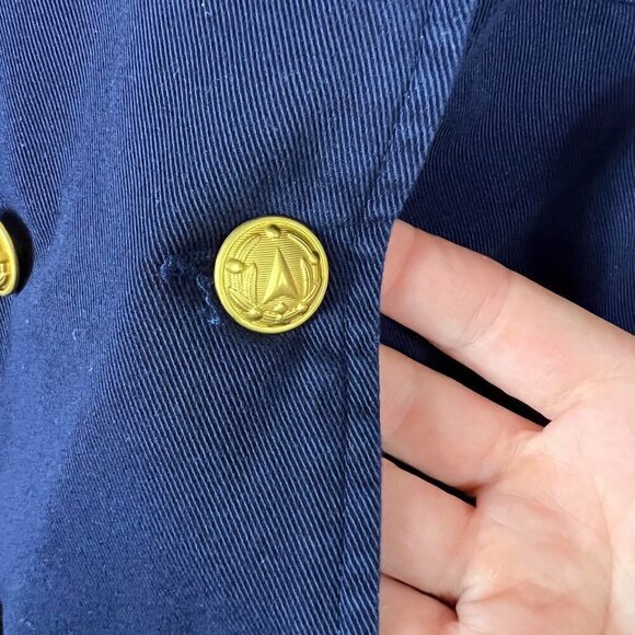 L'AGENCE Allison double-breasted cotton-blend gabardine jacket - Picture 7 of 12